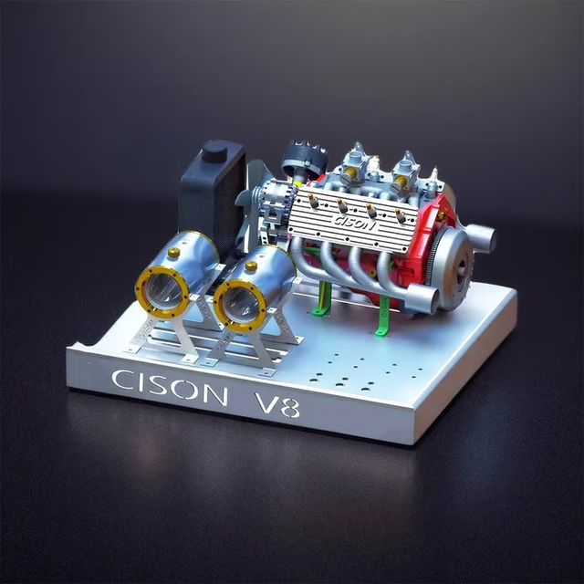 Gasoline OHV V8 Small-block Engine Model Kits